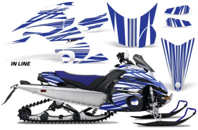 Calcomanías gráficas adhesivas para moto de nieve para Yamaha FX Nytro 08-14 en línea con U Foto 1 de 2