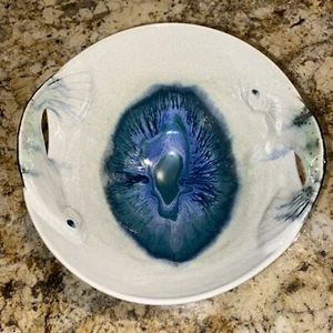 Rose Lee Eye Fischschale Kunstkeramik unglaublich und perfekt - Bild 1 von 9