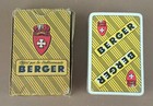Jeu de cartes pub BERGER ancien vintage bar bistrot bistro ad card game