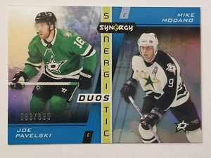 2021-22 Synergy Synergistic Duos Stars & Legends Joe Pavelski Mike Modano /899 - Picture 1 of 2
