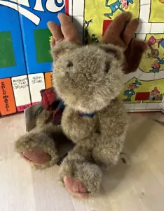 Boyds Bears Plüsch Mortimer von Hindenmoose, J.B. Bohne, Schal und Orig-Etikett - Bild 1 von 5