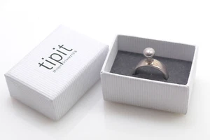 Ehinger Schwarz 1876 Größe 54 Ring 925 SILBER Sterling silver tipit Aufsatz - Bild 1 von 10