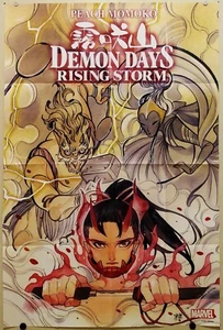 Demon Days Rising Storm #1 Momoko 2021 poster promozionale piegato 36" x 24" - Foto 1 di 1