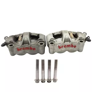 PINZAS DE FRENO DELANTERAS IZQUIERDA DERECHA BREMBO STOCK KAWASAKI NINJA ZX10R 2021-2024 - Imagen 1 de 22
