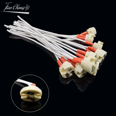 18 AWG MR16 Lamp Base Ceramic Socket Base  Silicone Cable For MR11 G4 GU5.3 Blub - Image 1 of 4