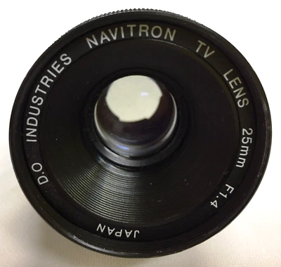 D.O. Industries Navitron TV Lens 25mm. F1.4 - Image 1 of 4
