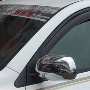 Chrome Side Rearview Backup Mirror Cover For Toyota RAV4 SUV 2005-2011 MK3 - Foto 1 di 8