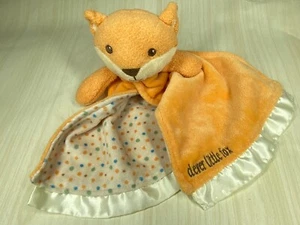 Clever Little FOX Lovey Baby Kids Preferred Orange Stuffed Plush Polka Dots - Picture 1 of 10