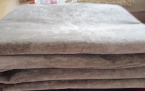 2M Velvet Chenille Upholstery Fabric ( Mushroom) - Picture 1 of 3