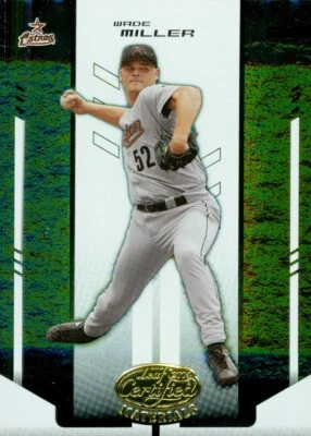 2004 Leaf Certified Materials Wade Miller 189 Astros - Image 1 of 2