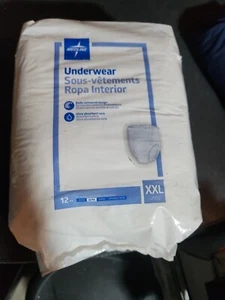NEW MEDLINE Protection Plus Classic Protective Underwear XXL Incontinence  12 Ct - Picture 1 of 1