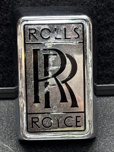 1955-1962 ROLLS ROYCE SILVER CLOUD REAR BUMPER BADGE EMBLEM CHROME RR OEM 033671 - Picture 1 of 12