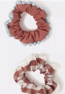 Girls Matilda Jane Just Imagine Red Paid Scrunchies Set New Scrunchies Set - Picture 1 of 1