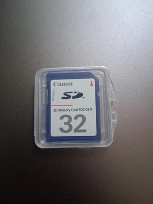 Genuine authentic Canon 32MB MEGABYTE SDC-32M SD Camera Memory Card - Image 1 of 2