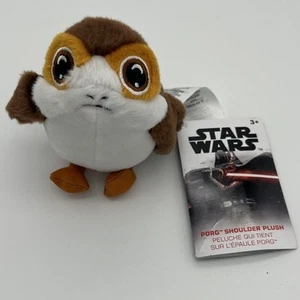Disney Star Wars Porg Shoulder Plush Magnetic 6" NWT - Picture 1 of 2