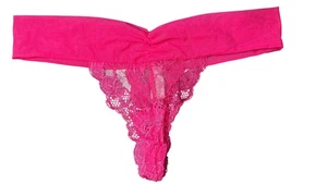 Victoria’s Secret Damen-Tanga Medium Spitze Stretch nahtlos unsichtbar Unterwäsche Pa - Bild 1 von 3