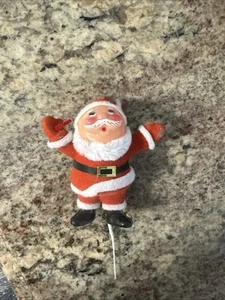 Santa Pick - Flocked - VTG- Japan- 50’s - 60’s - Picture 1 of 2