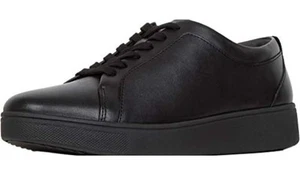 Zapatillas Fitflop Rally Unisex Todo Negro Entrenadores con Cordones Reino Unido Talla 8 - Imagen 1 de 5