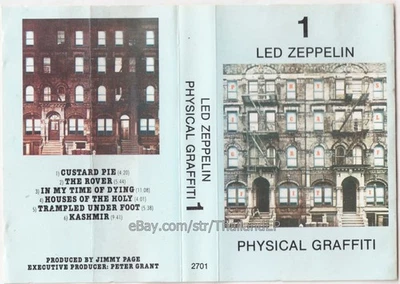 Led Zeppelin /Physical Graffiti/ Houses Of The Holy THAILAND CASSETTE RARE! - Image 1 of 4