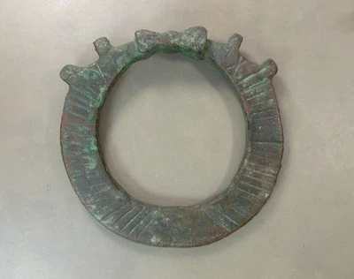 ANILLO CARRO TERRAT BRONCE ANTIGUO 1er mil aC - SIRIA - REGIÓN TIERRA SANTA marcas Foto 1 de 4