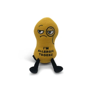 Punchkins - Peanut Plush - "I’m Allergic to Deez Nutz" - Picture 1 of 4