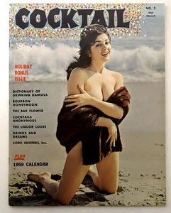 1958 COCKTAIL Men's Magazine V1 #2, Figure Models, Excellent Condiiton RARE - Imagen 1 de 2
