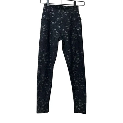 Beyond Yoga Womens Starry Print High Waist Leggings Size S Black Athletic Gym - Image 1 of 4