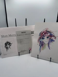 Seriolithographie Kunstdruck ~ Shan Merry (Park West) "Amethysta" mit Echtheitszertifikat - mg3 - Bild 1 von 4