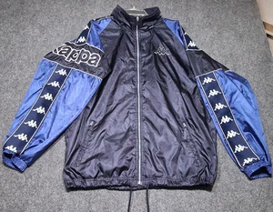 Kappa Jacket Men Vintage Size XL Blue Logo - Picture 1 of 15