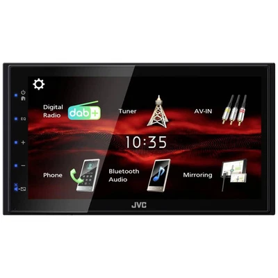 JVC KWM180DBT Doppel-DIN Moniceiver Bluetooth®-Freisprecheinrichtung, DAB+ - Bild 1 von 2