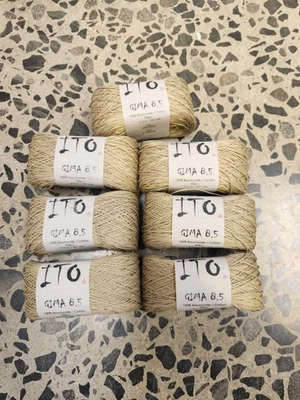 Ito Cotton Gima 8.5 Bundle 7x Skeins Olive Brand New Ex Shop Stock - Image 1 of 4