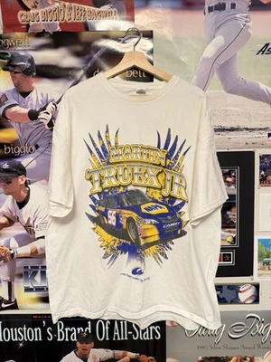 Camisa de manga corta vintage NASCAR Martin Truex Jr. para hombre 2XL blanca Foto 1 de 4