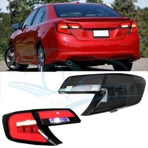 For Toyota Camry 2012-2014 Smoked LED Tail Light Rear Brake Bumper Lamp ASSY - Bild 1 von 10