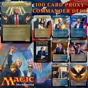 Donald Trump - Digital Altered 130+ Card Commander Deck Magic The Gathering mtg - Picture 1 of 10