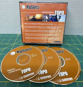 Garmin MapSource USA-TOPO CD-ROM (Windows) version 3.02 Genuine! - Picture 1 of 3
