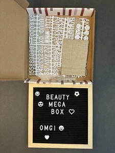 Felt Message Board 189 Letters Symbols New In Box XO Sienna 11 X 10 LetterBoard - Picture 1 of 9