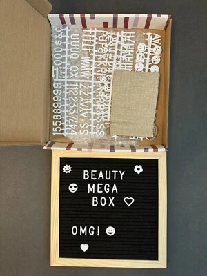 Felt Message Board 189 Letters Symbols New In Box XO Sienna 11 X 10 LetterBoard - Image 1 of 4