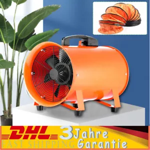 Industrieventilator Axialgebläse Ventilator Baugebläse mit 10M Schlauch - Bild 1 von 16
