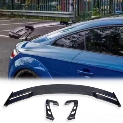 Real Carbon Fiber Car Rear Spoiler Wing Lip Fits Audi TT TTS TTRS R8 Coupe - Image 1 of 4