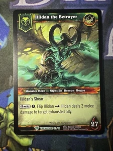 World of Warcraft TCG Timewalkers 23/30 Illidan the Betrayer Alternate Art - Picture 1 of 2