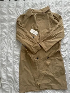 Bershka Women’s Beige Trench Coat Size L – New with Tags - Picture 1 of 4