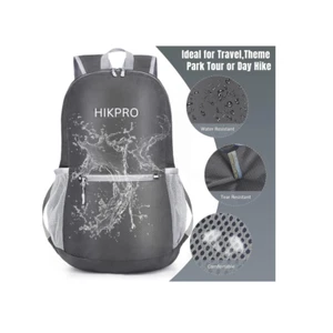 Durable Lightweight Packable Backpack, Water Resistant Travel Hiking Daypack-20L - Picture 1 of 5