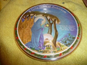 THE FIRST NOEL / O LITTLE TOWN OF BETHLEHEM Rare 7" 78 RPM Picture Disc - Imagen 1 de 1