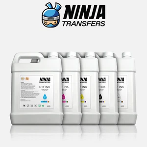Direct to Film Ink for Epson Printheads 5 Liter Water-based DTF Inks Transfers - Photo 1/6