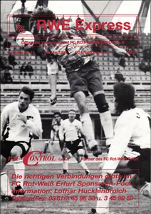 RL 1995/96 FC Rot-Weiß Erfurt - FC Erzgebirge Aue, 23.05.1996 - Picture 1 of 1