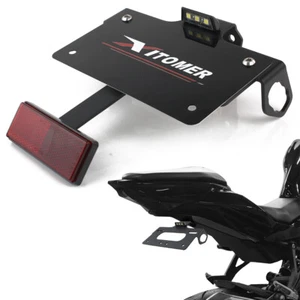 Soporte de matrícula de cola ordenado apto para Kawasaki ZX-4R ZX-4R SE ZX-4RR 2023-2024 - Imagen 1 de 13