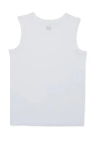 Wonder Nation Boys Kid Tough Solid Tank Top White Size M (8) NWT - Picture 1 of 4