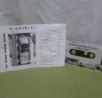 PLANINA SINGING SOCIETY Slovenian Choral cassette tape Ohio 1984-1987 - Image 1 of 2