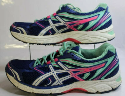 Zapatos para correr Asics para mujer talla 9 Gel Equation azules T5Q6N fitness caminar Foto 1 de 4