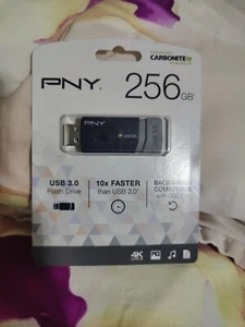 PNY 256GB 3.0 Flash Drive (P-FD256ELEDGE-GE) - Picture 1 of 2